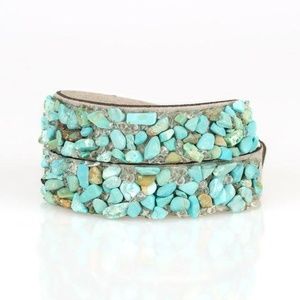 CRUSH To Conclusions - Blue Paparazzi Bracelet
